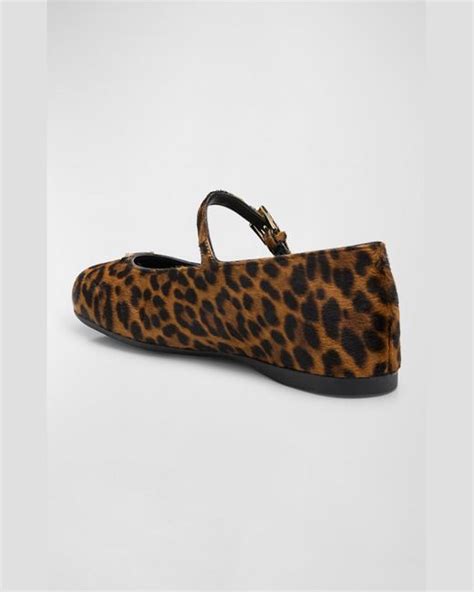 prada leopard flats